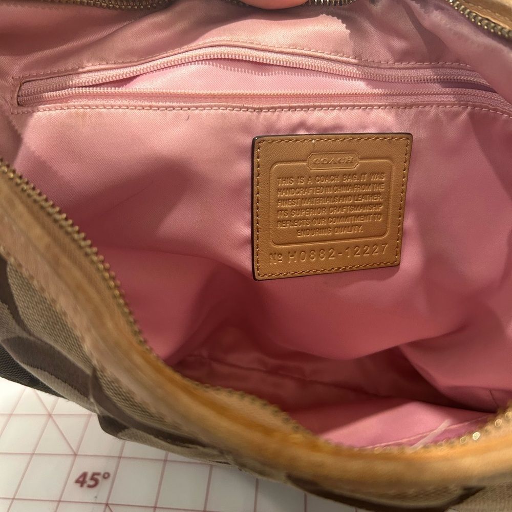 Coach Signature Canvas Ergo Hobo Bag - Picture 3 of 9